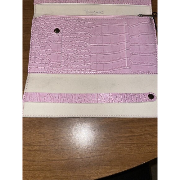 New Tuscan Designs Pink Pebble Travel Jewelry Organizer Trifold Storage Wallet - Picture 7 of 11